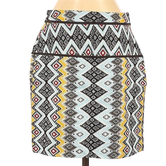 NWT - Tribal Boho Print Mini Skirt - Picture 3 of 9